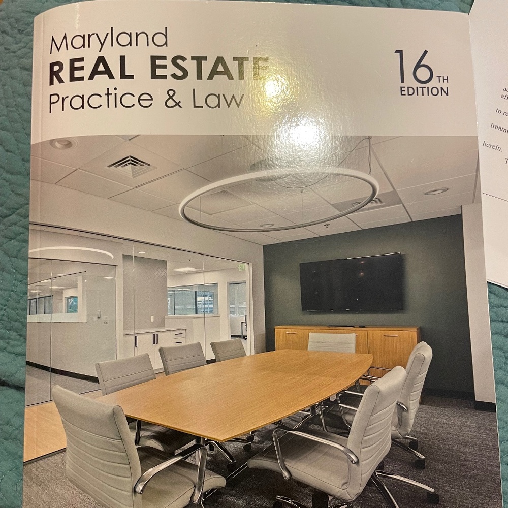 Maryland Real estate book